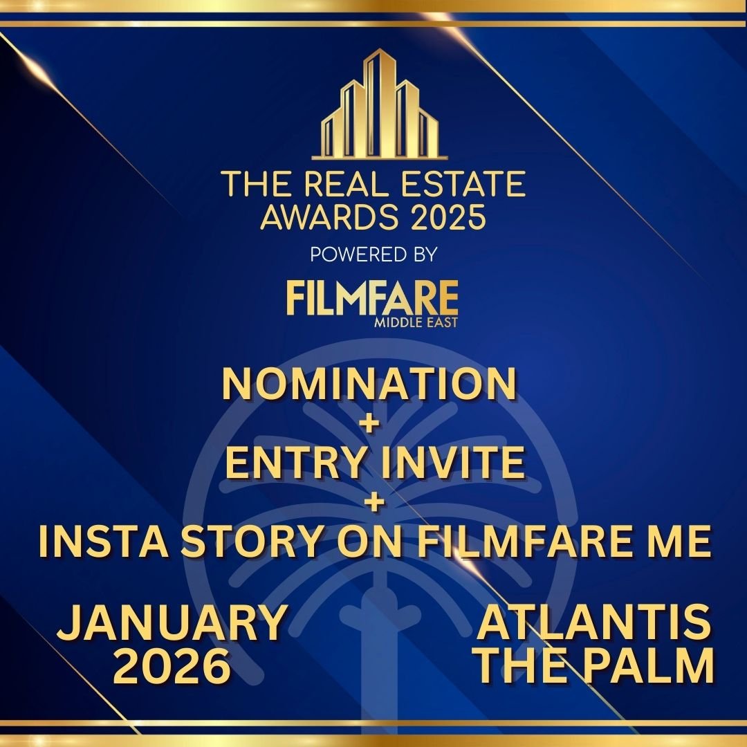 Real Estate Awards 2026 Nomination + 1 Entry Invite + Insta Story on Filmfare ME